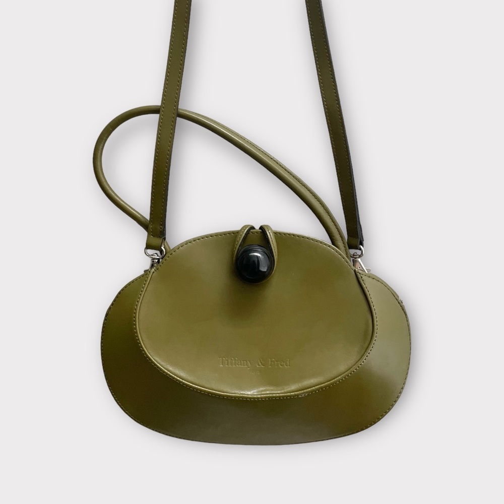TIFFANY & FRED Paris Leather Art Deco Satchel Bag